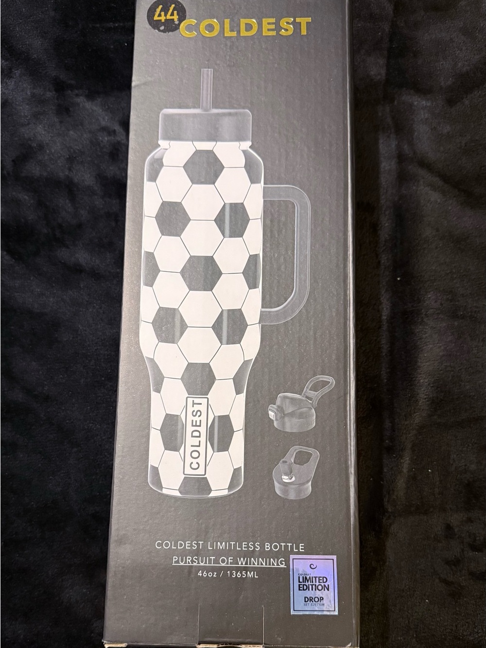 Coldest Limitless Bottle 46oz Pursuit of Winning Soccer Edition